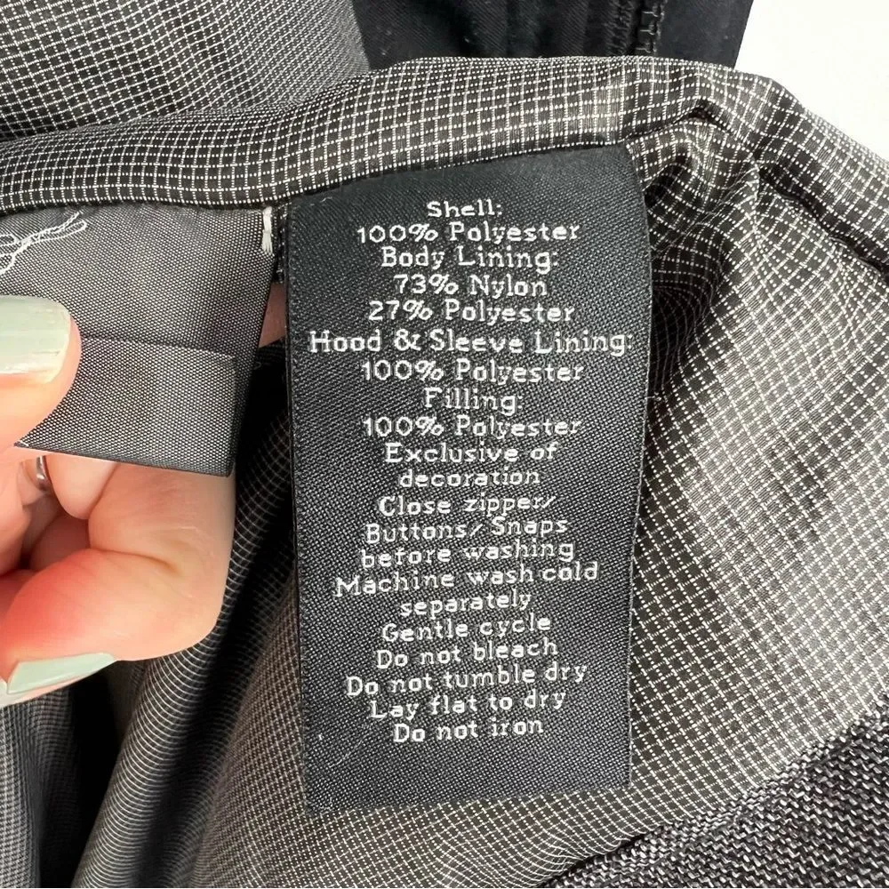 Rock &‎ Republic Jacket Coat Black and Gray XXL